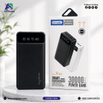 KinVale T1-17 10000mAh 22.5W PD Fast Charging Transparent Power Bank – Black - Image 3