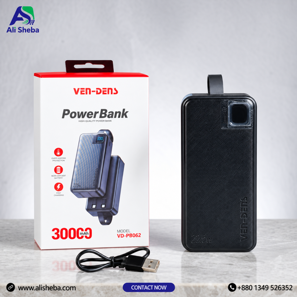 Ven-Dens VD-PB062 30000mAh Power Bank
