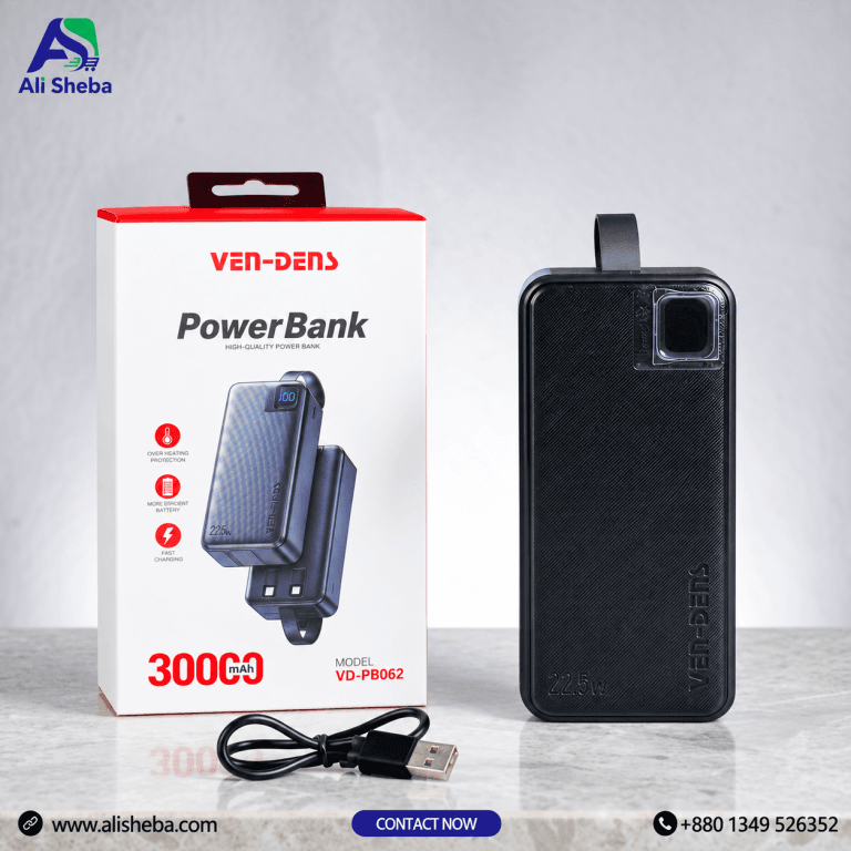 VEN-DENS 30000mAh Power Bank VD-PB062 Fast Charging
