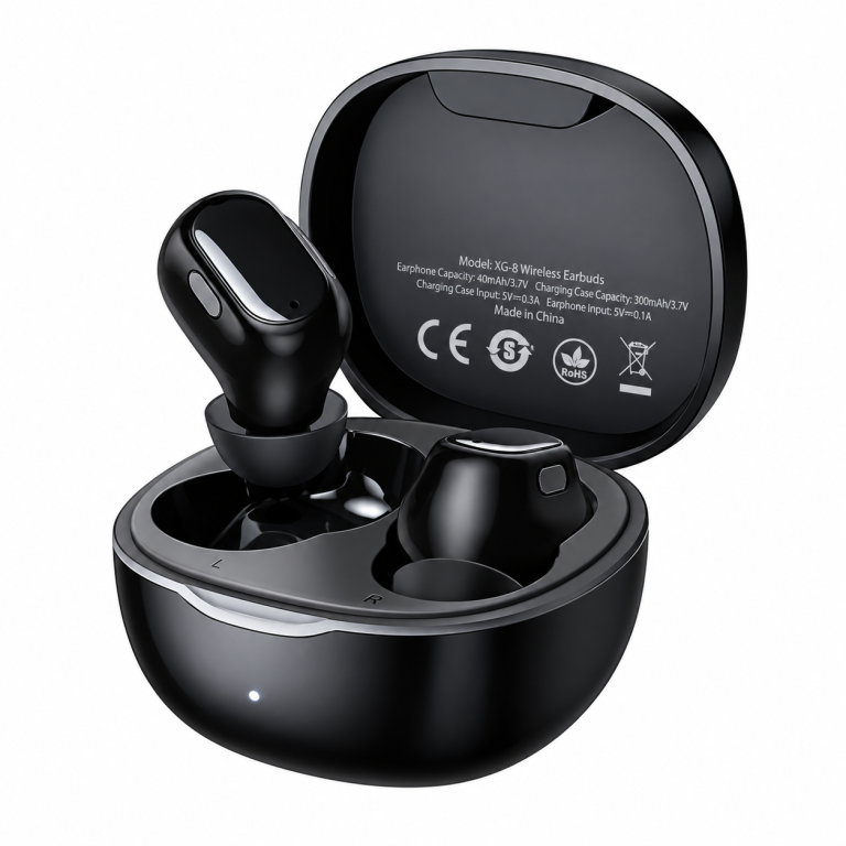 Baseus WM01 Enock True Wireless Bluetooth Earbuds with Black Charging Case