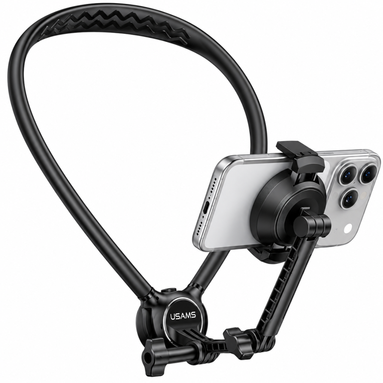 USAMS Neck Mount Camera Holder for Hands-Free POV Video Shooting