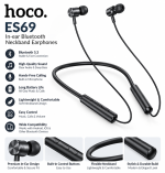 Hoco ES69 In-ear Bluetooth Neckband Earphones with Built-in Microphone and Bluetooth 5.3