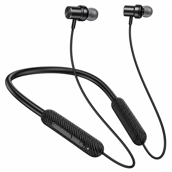 Wireless Neckband Bluetooth Earphones with In-Ear Buds and Built-in Controls