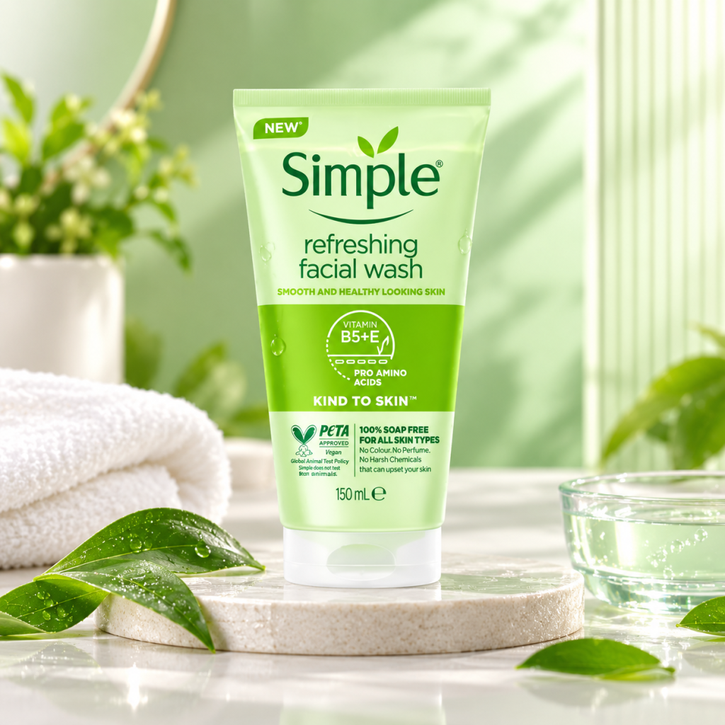 Simple Kind to Skin Refreshing Facial Wash Gel 150ml Bangladesh