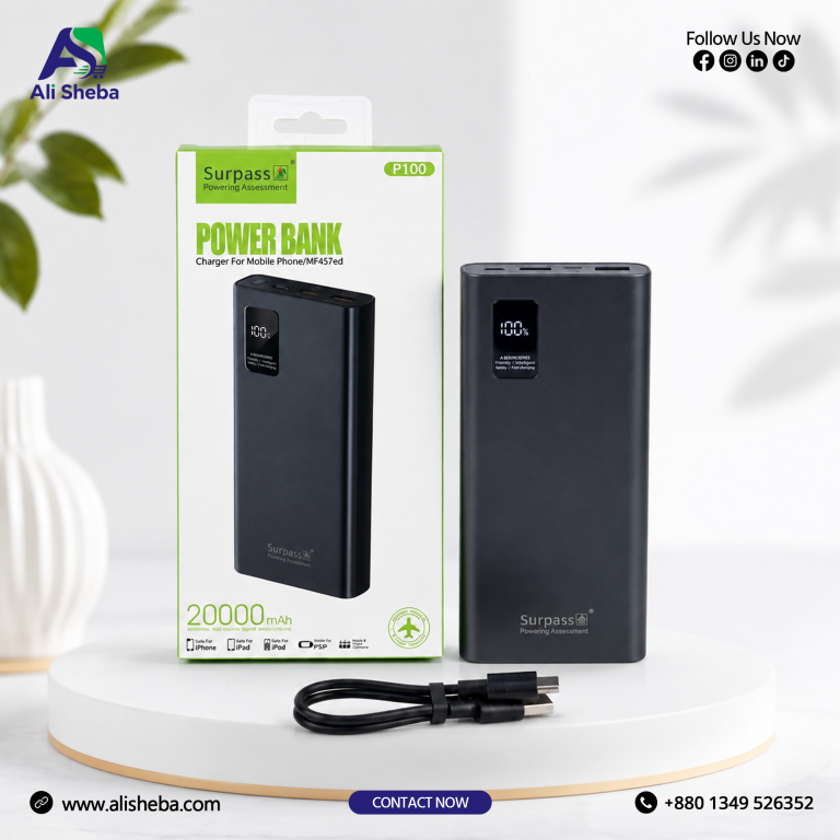 Surpass P100 20000mAh PD 22.5W Fast Charging Power Bank