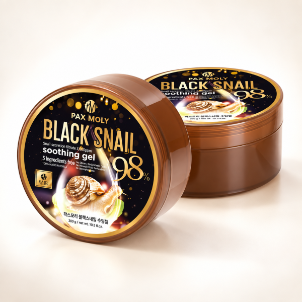 PAX MOLY Black Snail Soothing Gel 98% — 300g