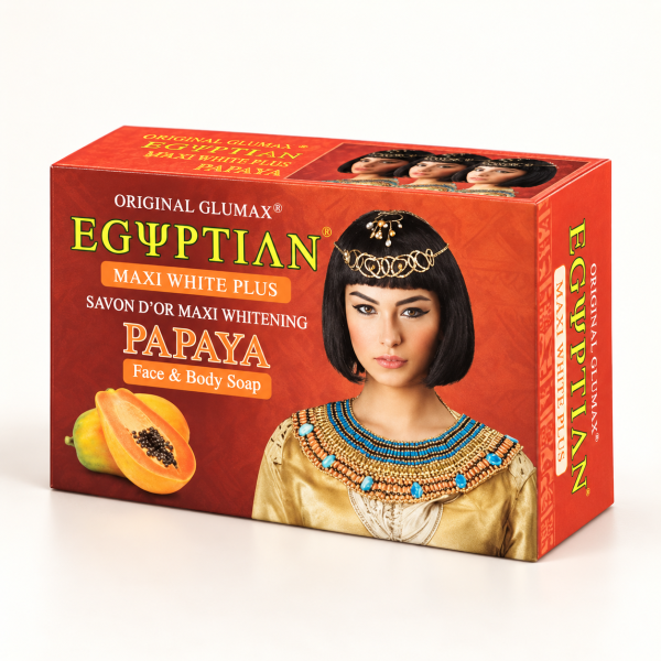 Egyptian Maxi White Plus Papaya Face & Body Soap
