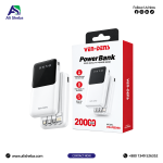VEN-DENS VD-PB039 10000mAh 2A Power Bank with Charging Cables