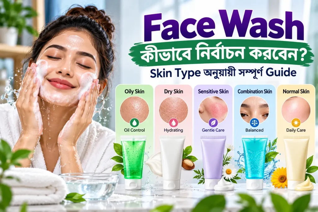 Face Wash for Skin Type Guide – Oily Dry Sensitive Combination and Normal Skin
